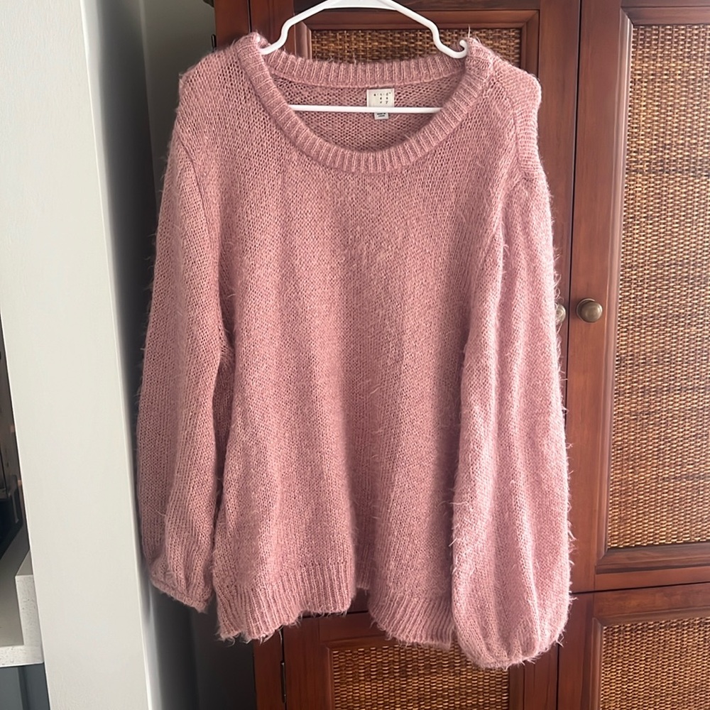 Pink sweater
